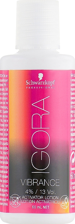 Emulsja aktywująca do włosów - Schwarzkopf Professional Igora Vibrance 4% 13 Vol. Activator Lotion  — Zdjęcie N1