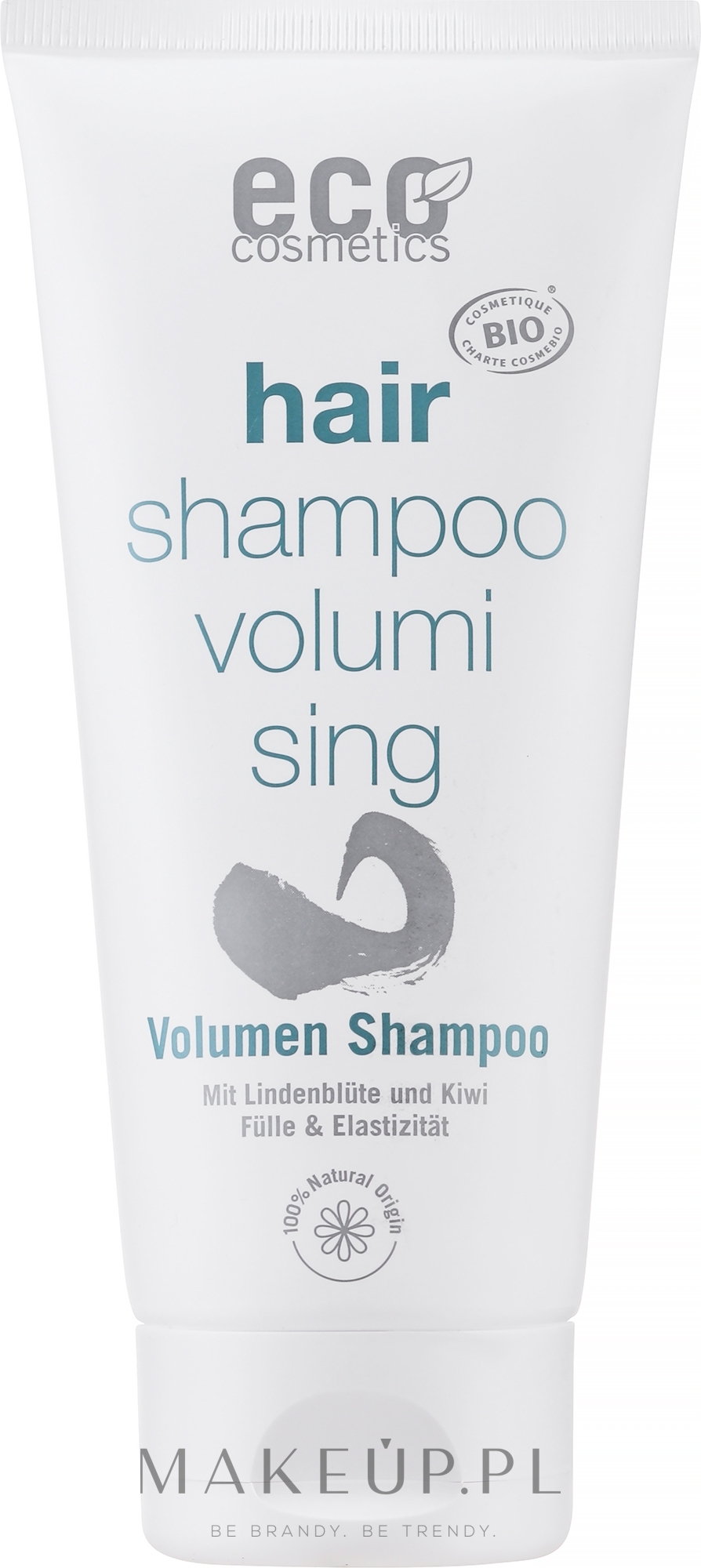 Szampon dodający włosom objętości z wyciągiem z kwiatu lipy i kiwi - Eco Cosmetics Volumising Shampoo — Zdjęcie 200 ml