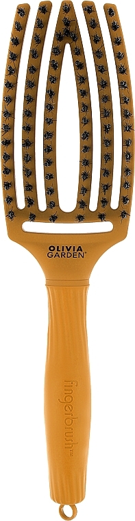 Szczotka do włosów - Olivia Garden Finger Brush Combo Yellow Sunshine — Zdjęcie N1