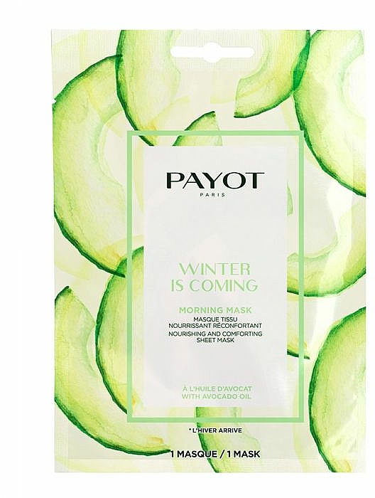 Maska odżywcza do twarzy - Payot Winter Is Coming Nourishing and Comforting Sheet Mask