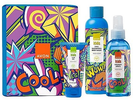 Zestaw - Avon Kids Boy Set  (shmp/gel/200ml + h/gel/50ml + aroma/water/150ml) — Zdjęcie N1