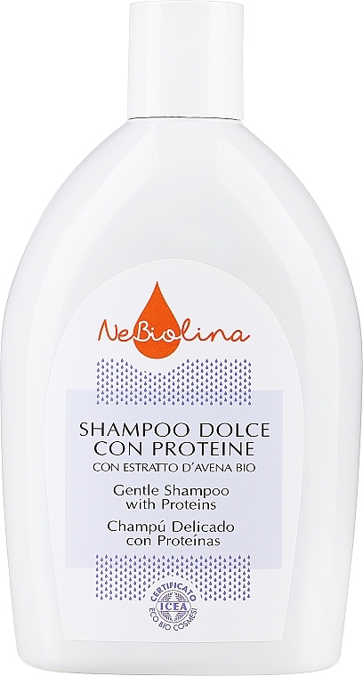 Szampon do włosów z proteinami - Nebiolina Shampoo with Protein — Zdjęcie N1