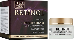 Kup Przeciwstarzeniowy krem na noc z retinolem i minerałami z Morza Martwego - Dead Sea Collection Retinol Anti Aging Night Cream 