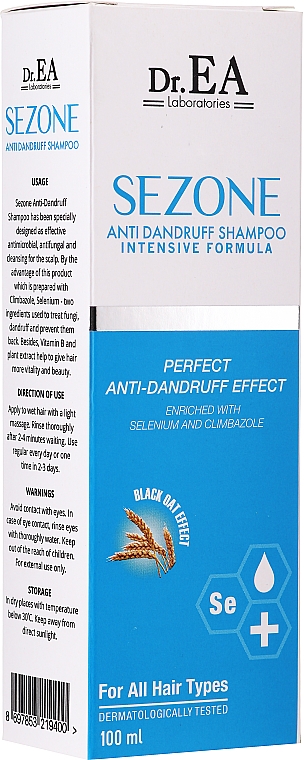 Szampon przeciwłupieżowy - Dr.EA Sezone Anti-Dandruff Shampoo — Zdjęcie N1