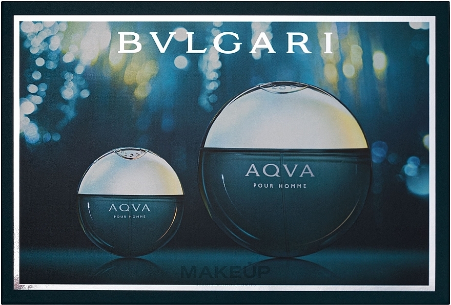 Bvlgari Aqva Pour Homme - Zestaw (edt/100ml + edt/mini/15ml) — Zdjęcie N1