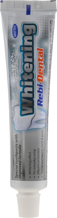 Wybielająca pasta do zębów - Mattes Rebi-Dental Whitening Toothpaste — Zdjęcie N2
