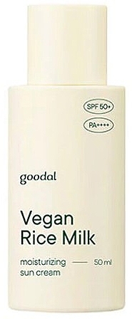 Krem przeciwsłoneczny do twarzy - Goodal Vegan Rice Milk Moisturizing Sun Cream SPF50+ PA++++ — Zdjęcie N1