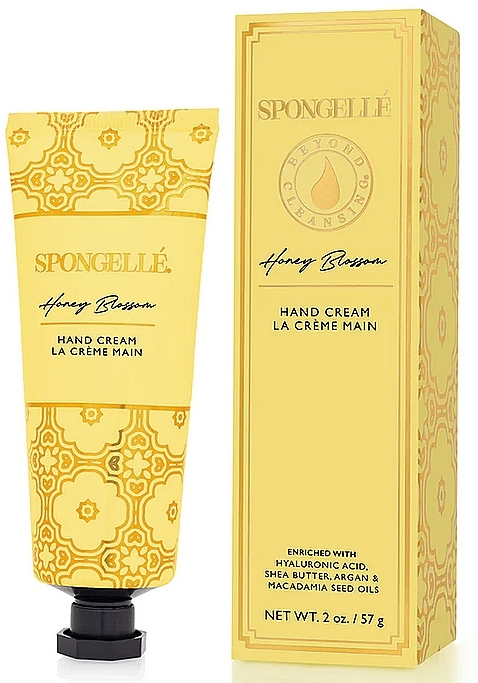 Nawilżający krem do rąk - Spongelle Honey Blossom Hand Cream  — Zdjęcie N1