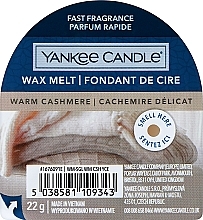 Kup Aromatyczny wosk do kominka - Yankee Candle Wax Melt Warm Cashmere 