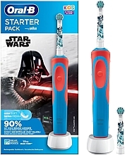 Elektryczna szczoteczka do zębów z wymienną główką Gwiezdne wojny - Oral-B Kids Star Wars Starter Pack — Zdjęcie N1