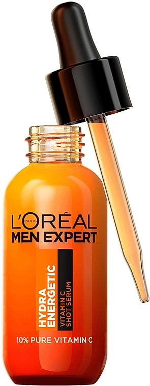 Serum do twarzy z witaminą C - L'Oreal Paris Men Expert Hydra Energetic Vitamin C Shot Serum — Zdjęcie N2