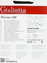 Rajstopy damskie Thermo, 100 DEN, nero - Giulietta — Zdjęcie N2