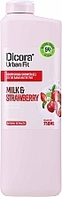 Kup Odżywczy żel pod prysznic z mlekiem i truskawkami - Dicora Urban Fit Milk & Strawberry Nourishing Shower Gel