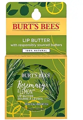 Balsam do ust - Burt's Bees Rosemary & Lemon Lip Butter — Zdjęcie N1