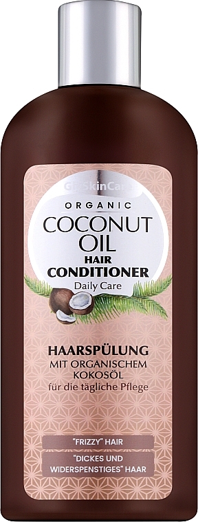 Odżywka do włosów z organicznym olejem kokosowym - GlySkinCare Coconut Oil Hair Conditioner — Zdjęcie N1