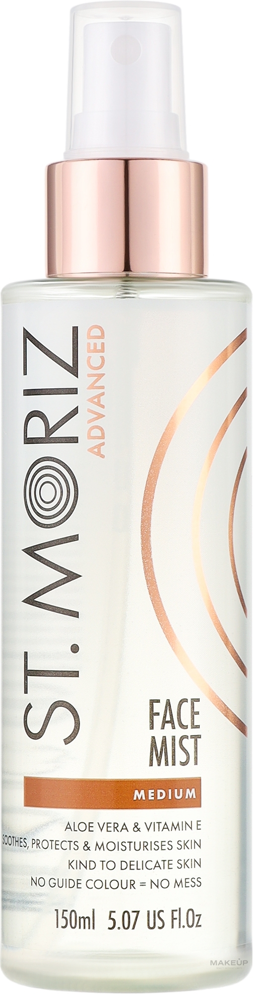 Mgiełka samoopalająca do twarzy - St.Moriz Advanced Gradual Self Tanning Face Mist Medium — Zdjęcie 150 ml