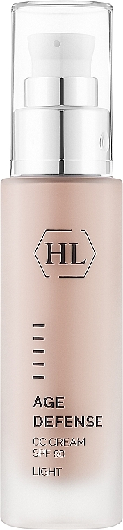 Korygujący krem CC - Holy Land Cosmetics Age Defense CC Cream SPF-50  — Zdjęcie N1