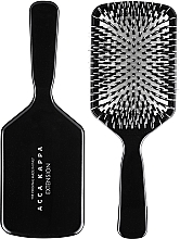 Szczotka do włosów, czarna - Acca Kappa Hair Extension Pneumatic Paddle Brush — Zdjęcie N1