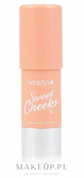 Róż w sztyfcie - Beauty UK Sweet Cheeks Cream Stick Blusher — Zdjęcie 1 - Peachy Cream