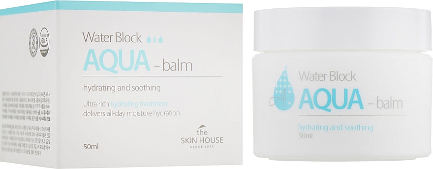 Nawilżający balsam kojący do twarzy - The Skin House Water Block Aqua Balm