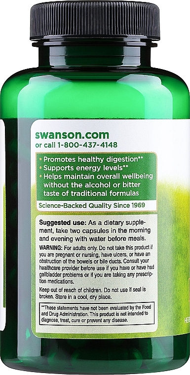 Suplement diety - Swanson Bavarian Herbal Bitters — Zdjęcie N2