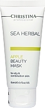 Kup Jabłkowa maska do skóry tłustej i mieszanej - Christina Sea Herbal Beauty Mask Green Apple