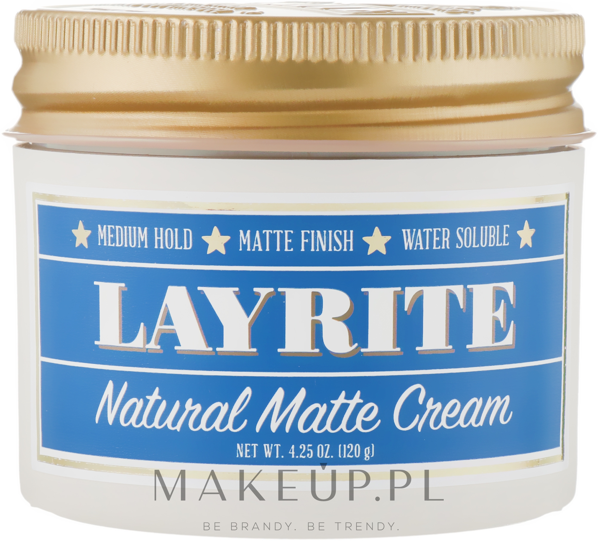 Matujący krem ​​do stylizacji włosów - Layrite Natural Matte Cream — Zdjęcie 120 g