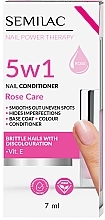 Kup Odżywka do paznokci - Semilac Nail Power Therapy 5 In 1 Rose Care