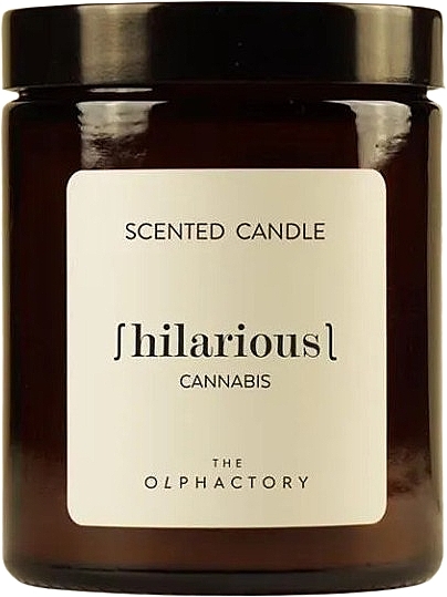 Świeca zapachowa w słoiku - Ambientair The Olphactory Hilarious Cannabis Candle — Zdjęcie N1