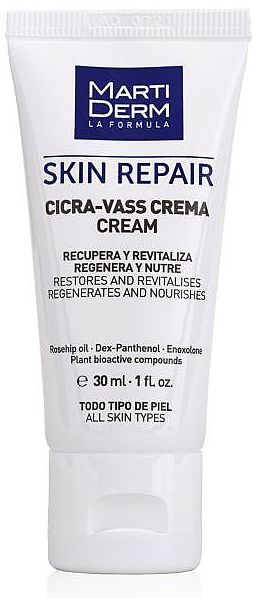 Rewitalizujący krem ​​do ciała - MartiDerm Skin Repair Cicra-Vass Cream  — Zdjęcie N1