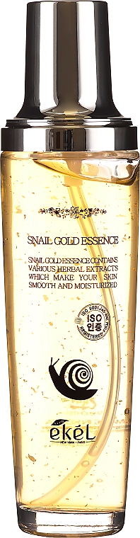 Odmładzająca esencja z kwasem hialuronowym i bio-złotem - Ekel Gold Essence — Zdjęcie N3