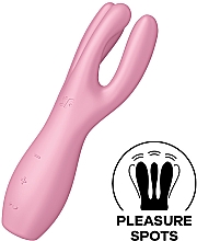 Wibrator wielofunkcyjny, różowy - Satisfyer Threesome 3 — Zdjęcie N4