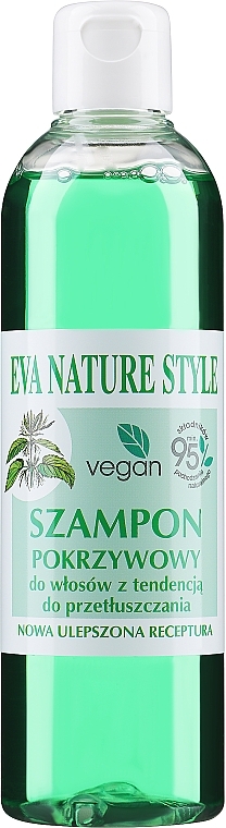 PRZECENA! Szampon pokrzywowy do włosów - Eva Natura Nature Style Nettle Shampoo * — Zdjęcie N1