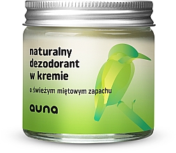 Kup Naturalny dezodorant w kremie Mięta - Auna Natural Deodorant In Cream
