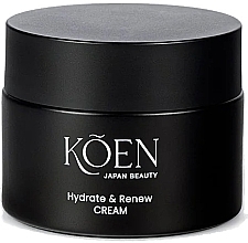 Rewitalizujący krem nawilżający do skóry suchej i normalnej - Koen Japan Beauty Hana Hydrate & Renew Cream — Zdjęcie N1