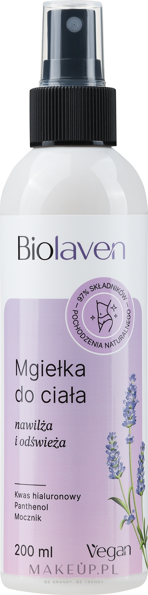 PREZENT! Spray do ciała Winogrona i lawenda - Biolaven  — Zdjęcie 200 ml