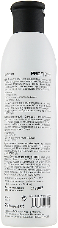 Nawilżający balsam do włosów suchych - Profi style Balsam Moisturizing For Dry Hair — Zdjęcie N2