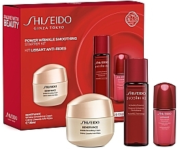 Kup Zestaw - Shiseido Benefiance Power Wrinkle Smoothing (f/cream/30ml + essence/30ml + conc/10ml)