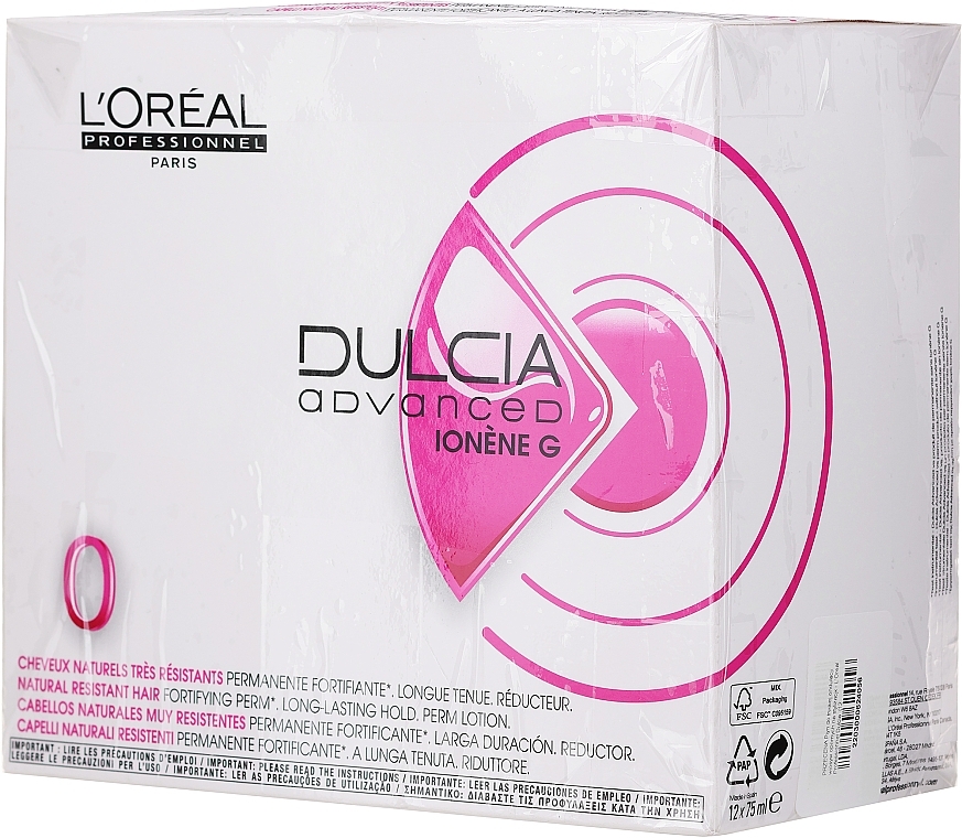 PRZECENA! Płyn do trwałej ondulacji włosów opornych na stylizację - L'Oreal Professionnel Dulcia Advanced Perm Lotion 0 * — Zdjęcie N1