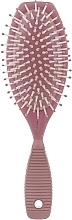 Szczotka do masażu 10-rzędowa, różowa - Titania — Zdjęcie N1