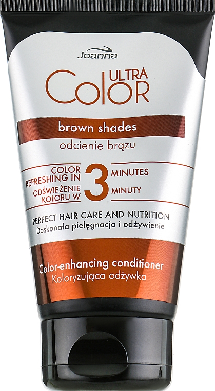 Koloryzująca odżywka do włosów w odcieniach brązu - Joanna Ultra Color System