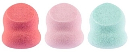 Kup Gąbki do makijażu, małe, 3 szt. - QVS French Pastel Baby Blurring Sponges