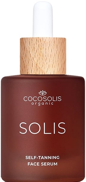 Serum samoopalające do twarzy z kwasem hialuronowym - Cocosolis Solis Self-Tanning Face Serum   — Zdjęcie 50 ml