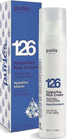 Nawilżająco-odżywczy krem hialuronowy - Purles HydraOxy Intense 126 HyalurOxy Rich Cream — Zdjęcie N1