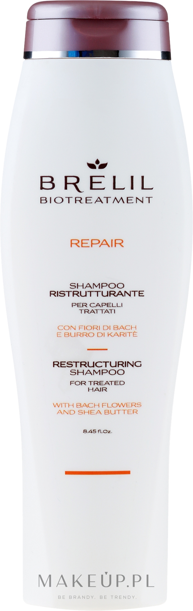 Regenerujący szampon do włosów zmęczonych - Brelil Bio Treatment Repair Restructuring Shampoo For Treated Hair — Zdjęcie 250 ml