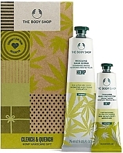 Kup Zestaw - The Body Shop Clench & Quench Hemp Handcare Gift (h/scr/75ml + h/cr/30ml)