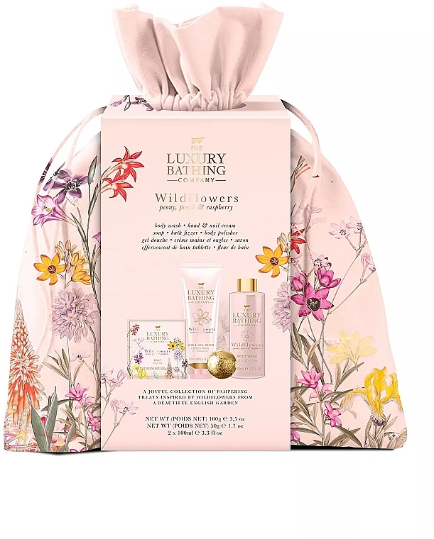 Zestaw, 5 produktów - Grace Cole The Luxuty Bathing Wildflowers — Zdjęcie N1