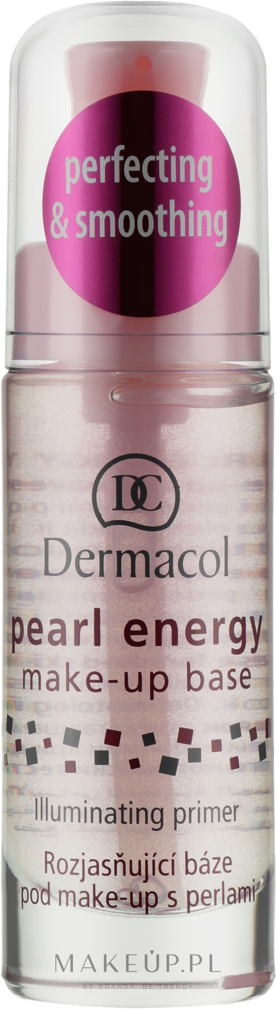 Rozświetlająca baza pod makijaż z ekstraktem z pereł - Dermacol Pearl Energy Make-Up Base — Zdjęcie 20 ml