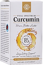 Kurkumina - Solgar Full Spectrum Curcumin Liquid Extract Softgels — Zdjęcie N3