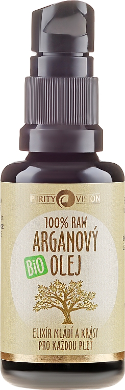 Olej arganowy - Purity Vision 100% Raw Bio Argan Oil — Zdjęcie N2
